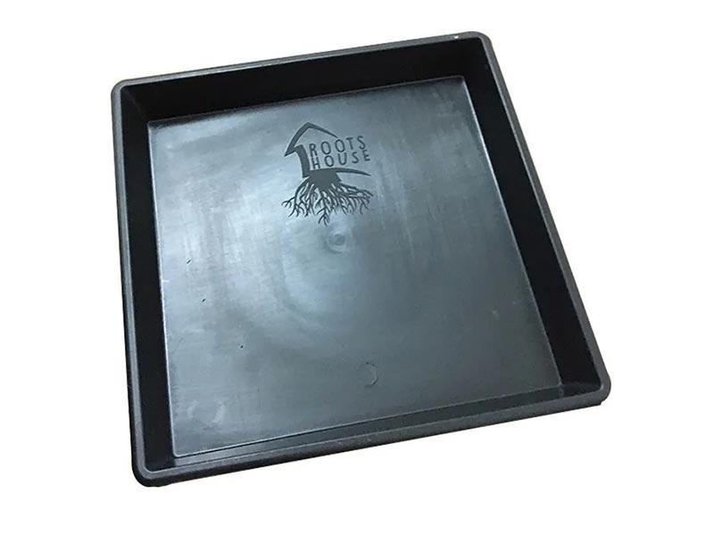 Plato Cuadrado (Ideal Roots House 3,75 Lt.) - 15 x 15 cm.