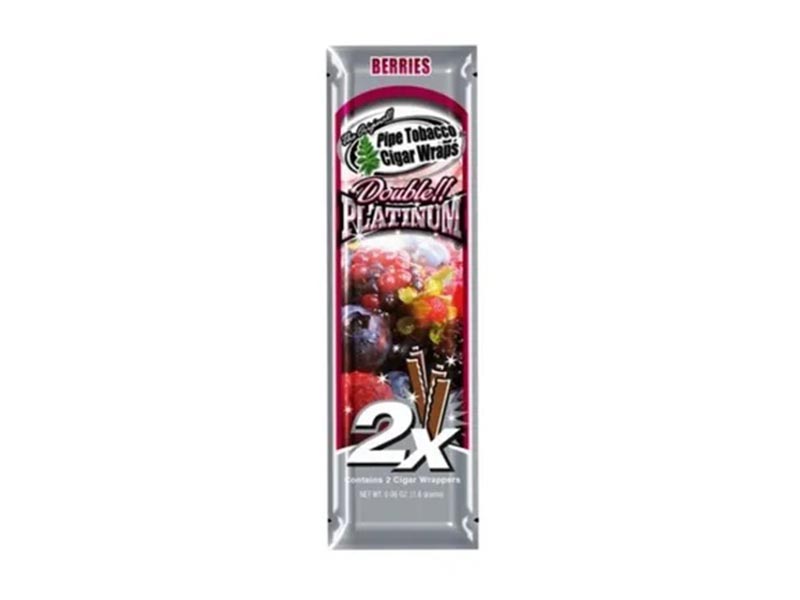 Papel de Tabaco 2u. - Berries / Blunt Wrap Platinum