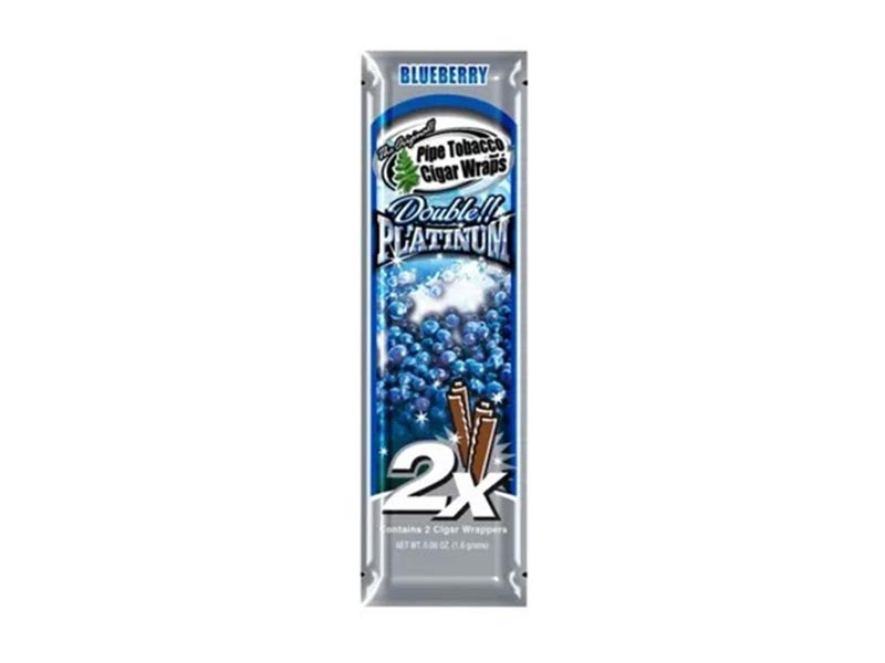 Papel de Tabaco 2u. - Blueberry / Blunt Wrap Platinum