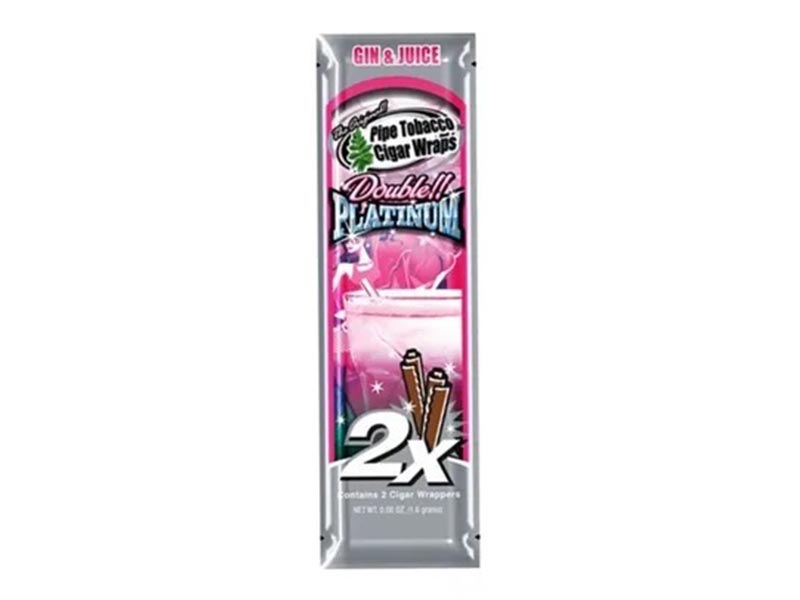 Papel de Tabaco 2u. - Gin And Juice / Blunt Wrap Platinum