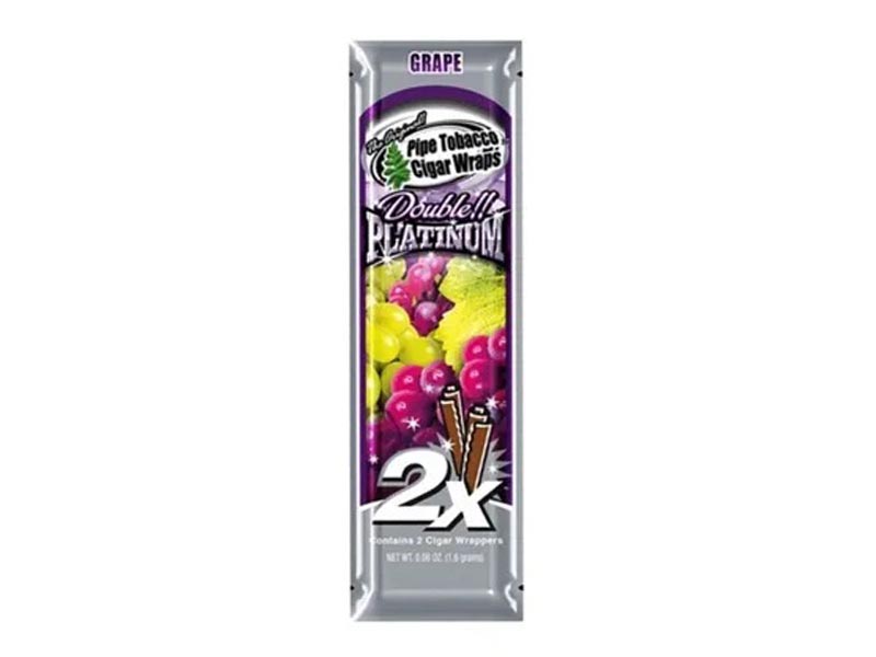 Papel de Tabaco 2u. - Grape / Blunt Wrap Platinum