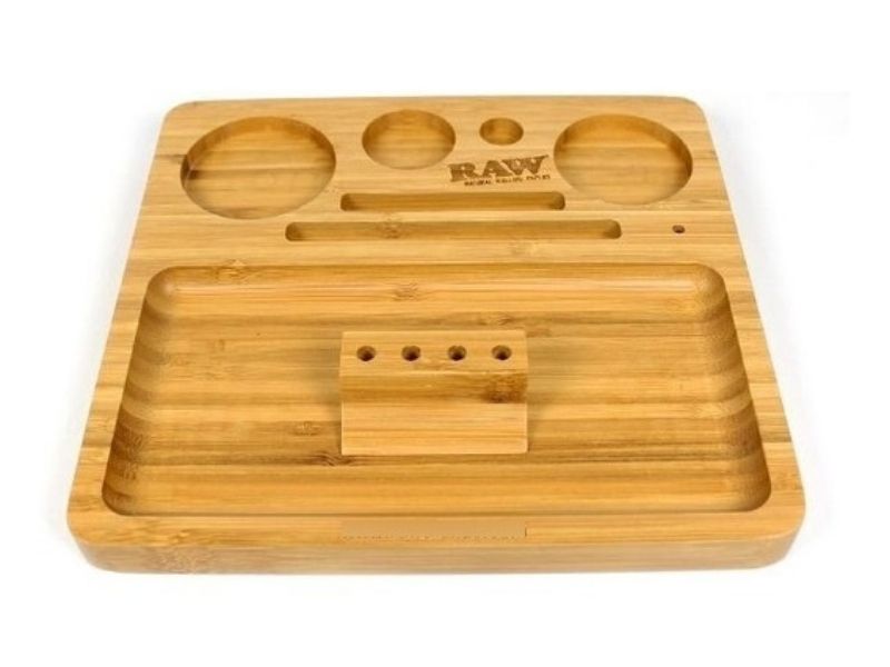 RAW Bamboo Rolling Tray Bandeja
