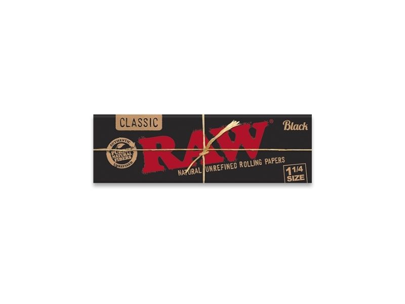RAW Black 1 1/4 - 50 Unidades
